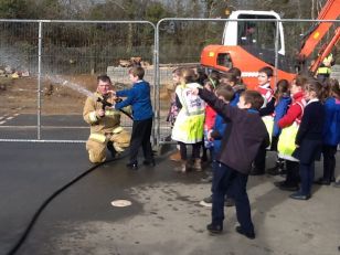 Fire Brigade come to school